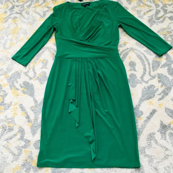 Ralph lauren emerald green dress Clearance